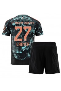 Bayern Munich Konrad Laimer #27 Babyklær Borte Fotballdrakt til barn 2024-25 Korte ermer (+ Korte bukser)